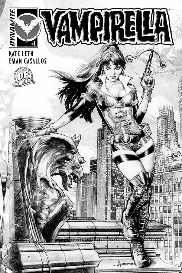 Vampirella (2016) issue 1-J Jay Anacleto DF Black & White Connecting Cover