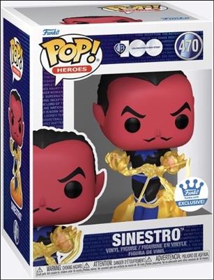 POP! Heroes figure 470 Sinestro Funko Shop Exclusive