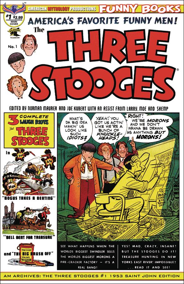 American Mythology Archives: The Three Stooges issue 1 Standard Cover
