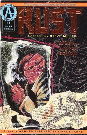Rust (1992) issue 1-B Copper Foil Edition