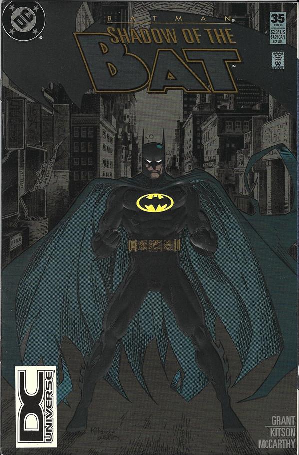 Batman: Shadow of the Bat issue 35-C DC Universe UPC Embossed Cover