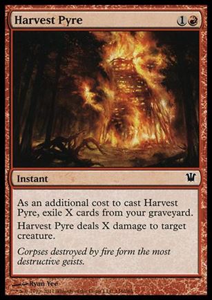 Magic the Gathering: Innistrad (Base Set) card 146 Harvest Pyre