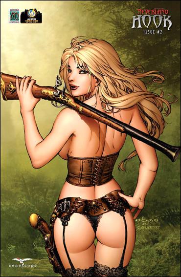 Grimm Fairy Tales: Neverland Hook issue 2-D Wizard World Austin / Moore Editions Cover 1/100