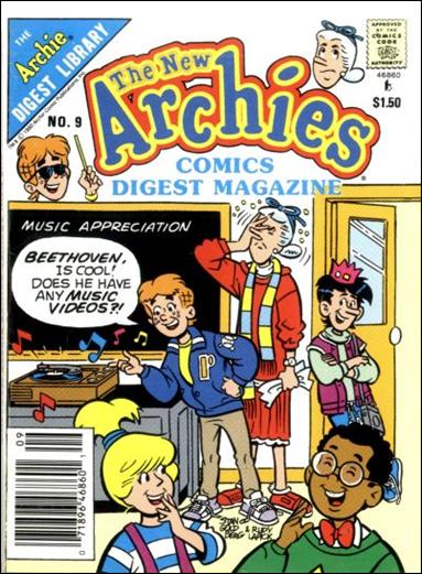New Archies Comics Digest Magazine issue 9 Digest Sized
