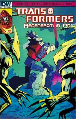 Transformers: Regeneration One issue 97-C Geoff Senior 1:10 Cover