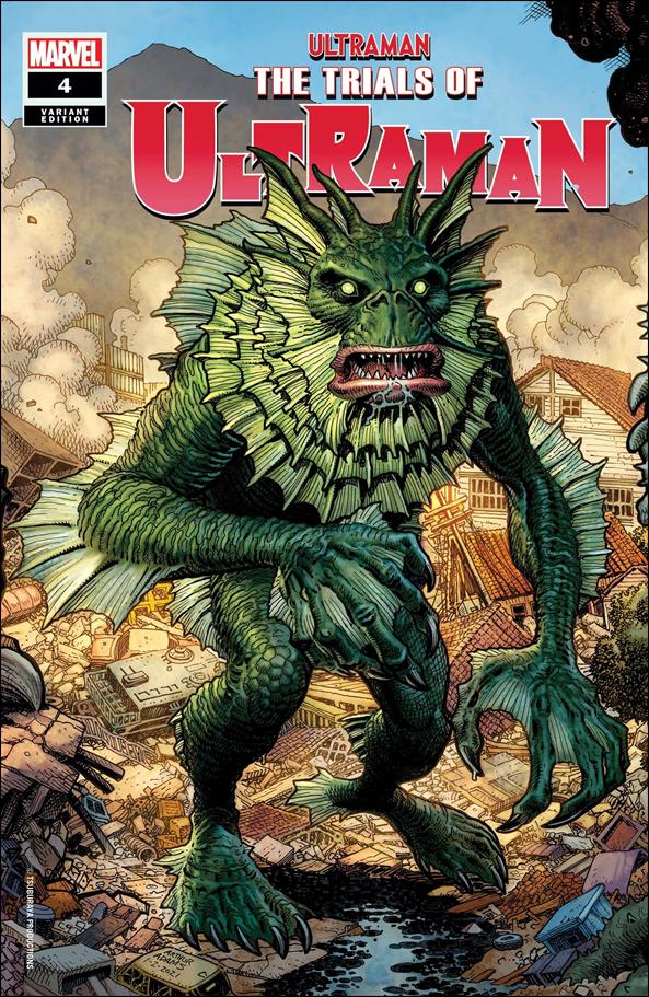 Trials of Ultraman issue 4-D Arthur Adams 1:25 Kaiju Cover