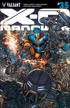 X-O Manowar (2012)  issue 35-D Juan Jose Ryp Cover
