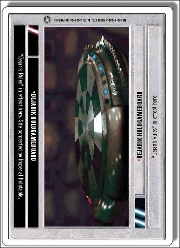 Star Wars: A New Hope Revised (Base Set) card 142 Dejarik Hologameboard