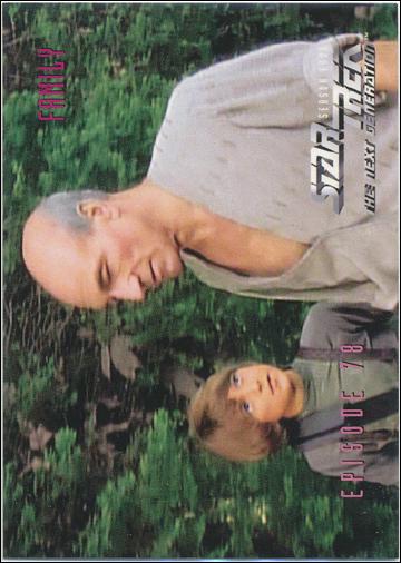 Star Trek: The Next Generation - The Episode Collection Season Four (Base Set) card 331 Family, Episode 78A
