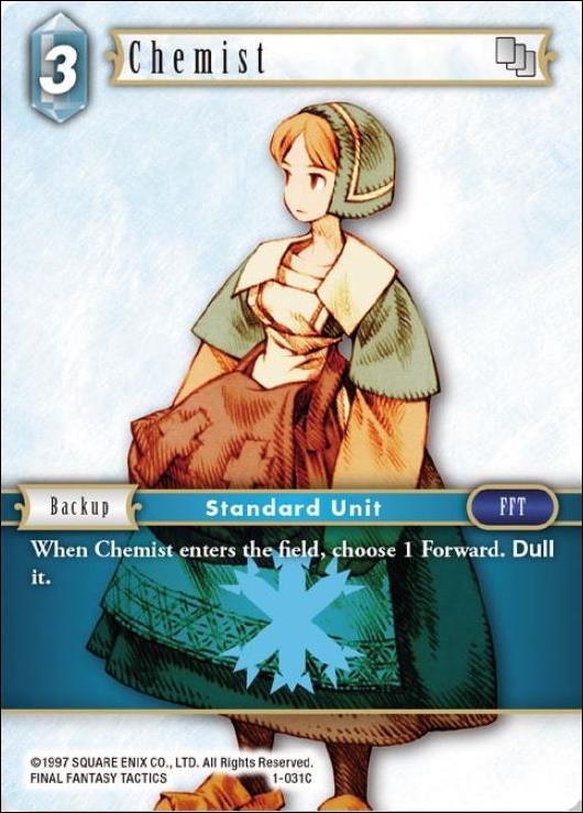 Final Fantasy Trading Card Game: Opus I (Base Set) card 031C Chemist