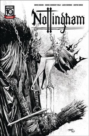 Nottingham issue 11-B Shane Connery Volk B&W Cover