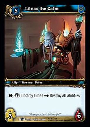 World of Warcraft: Through the Dark Portal (Base Set) card 176 Lilnas the Calm