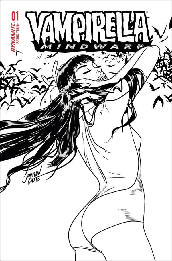 Vampirella: Mindwarp issue 1-L Jonathan Case 1:7 FOC Black and White Cover