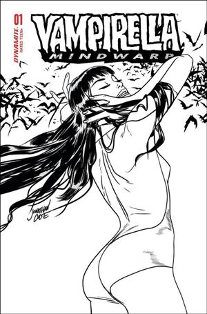 Vampirella: Mindwarp issue 1-L Jonathan Case 1:7 FOC Black and White Cover