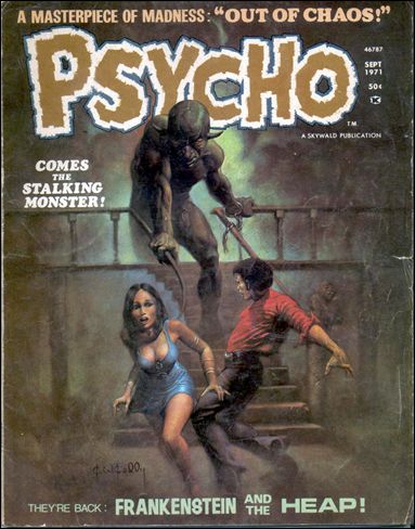 Psycho (1971) issue 4 Ken Kelly Cover