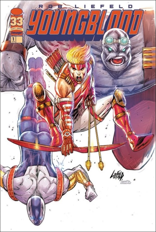Youngblood (2025) issue 1 Rob Liefeld Cover