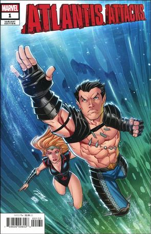 Atlantis Attacks issue 1-B Ron Lim Cover