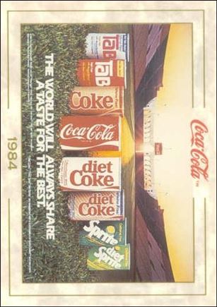 Coca-Cola Collection Series 1 (Base Set) card 85 A Taste For The Best