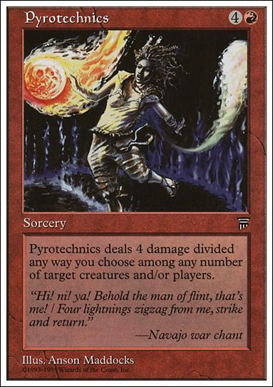 Magic the Gathering: Anthologies (Base Set) card 48 Pyrotechnics