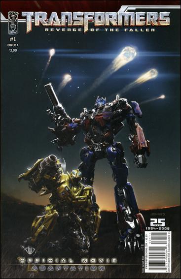 Transformers: Revenge of the Fallen Official Movie Adaptation issue 1 Josh Nizzi Cover