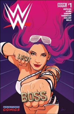 WWE issue 1-M Audrey Mok Friendly Neighborhood Comics Boss Cover