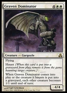 Magic the Gathering: Guildpact (Base Set) card 7 Graven Dominator