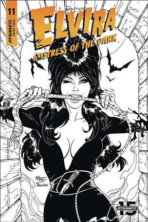Elvira, Mistress of the Dark (2018) issue 11-I John Royle 1:20 Black and White Cover