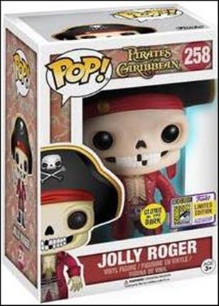 POP! Disney figure 258-B Jolly Roger (Glow in the Dark) SDCC 2017 1/1000