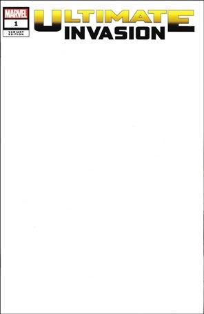 Ultimate Invasion issue 1-B Blank/Sketch Cover