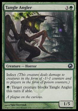 Magic the Gathering: Scars of Mirrodin (Base Set) card 128 Tangle Angler