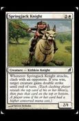 Magic the Gathering: Lorwyn (Base Set) card 41 Springjack Knight