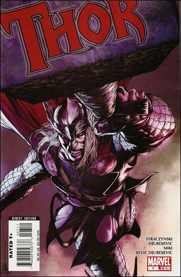 Thor (2007) issue 7 Marko Djurdjevic Cover