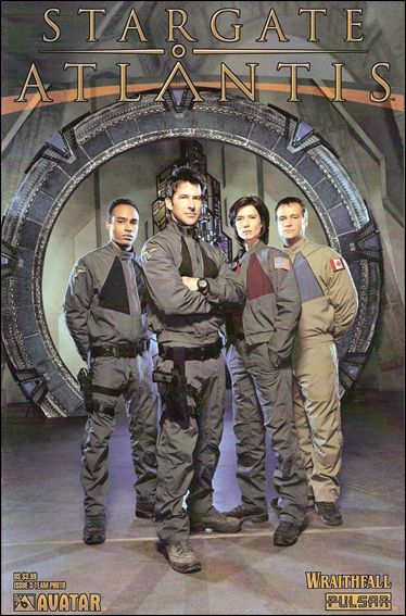 Stargate Atlantis: Wraithfall issue 3-E Team Photo Cover
