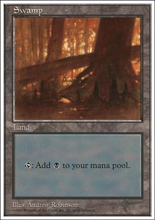 Magic the Gathering: 5th Edition (Base Set) card 432-C Swamp