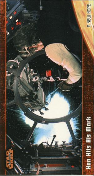 Star Wars Trilogy Widevision (Base Set) card 18 Han Hits His Mark