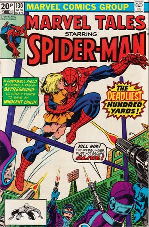 Marvel Tales (1966) issue 130-B UK Price Cover
