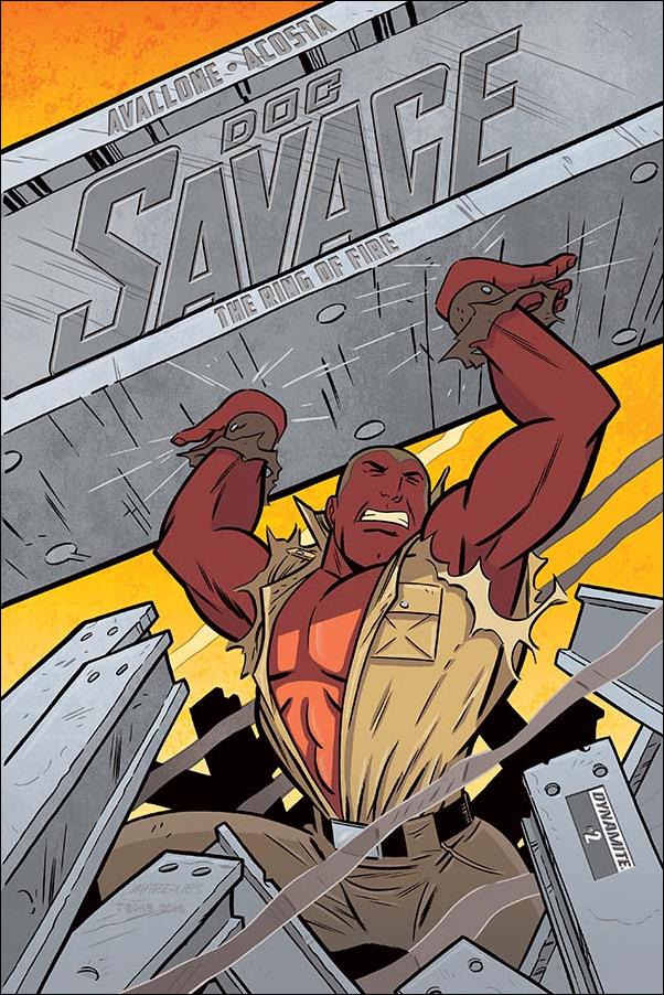 Doc Savage: The Ring of Fire issue 2-B Anthony Marques Cover