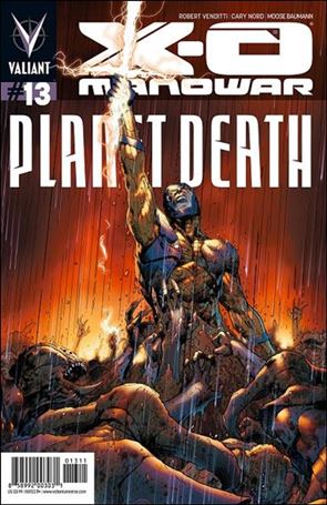 X-O Manowar (2012)  issue 13 Trevor Hairsine Cover