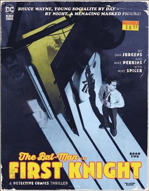 Bat-Man: First Knight issue 2-C Marc Aspinall Pulp Novel Cover