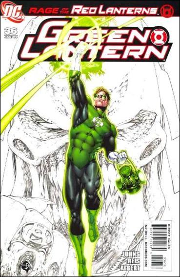 Green Lantern (2005) issue 36-B Sketch Cover (2nd Printing)
