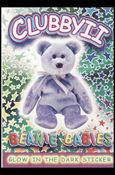 Beanie Babies Series 4 (Glow in the Dark Sticker Subset) card nn7 Clubby II