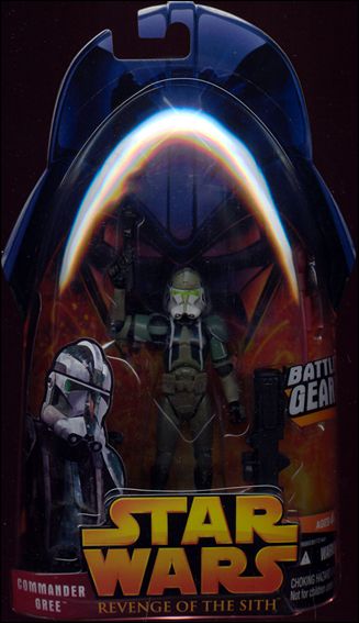 Star Wars: Revenge of the Sith 3 3/4" Basic Action Figures figure 59 Commander Gree (Battle Gear!)
