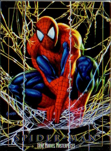 1992 Marvel Masterpieces (Promo) card 86 Spider-Man (Prototype)