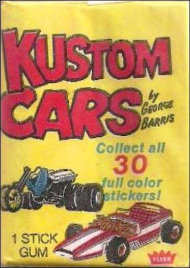 Kustom Cars 1 card 2-B Sealed Pack