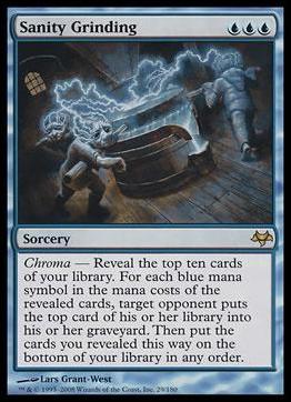 Magic the Gathering: Eventide (Base Set) card 29 Sanity Grinding