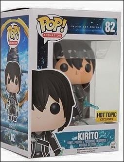 POP! Animation figure 82-B Kirito Hot Topic Exclusive