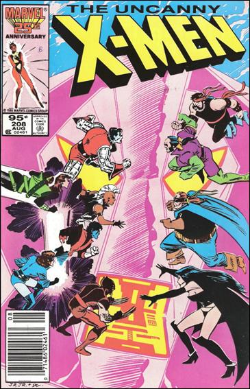 Uncanny X-Men (1981) issue 208-B Canadian Price Cover