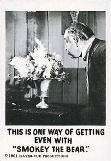 Munsters (Base Set) card 70 This is One Way of Getting Even With "Smokey 