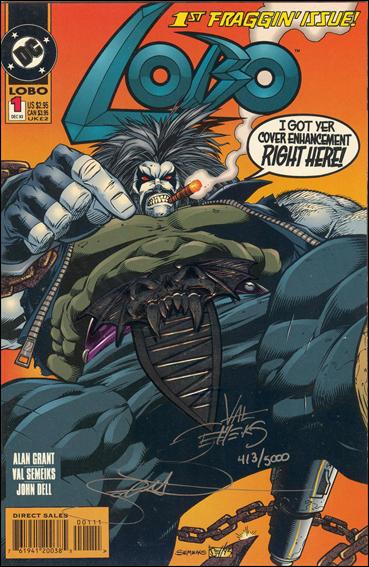 Lobo (1993) issue 1-B Legends & Lore (Signed by Semeiks & Dell) 1/5000
