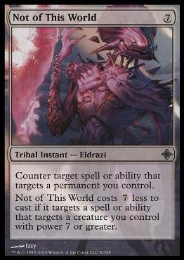 Magic the Gathering: Rise of the Eldrazi (Base Set) card 8 Not of This World